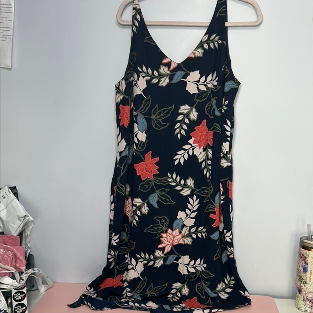 Reitman’s Floral Sleeveless Dress - Navy